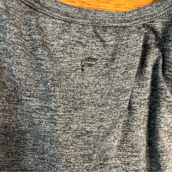 Fabletics gray Heathered tank top open back no size tag measures like medium - Picture 6 of 6